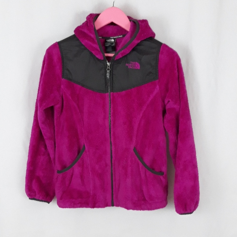 The North Face fuchsia pink large girl jacket